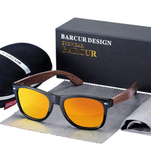 Load image into Gallery viewer, Wood Elegant Modern Classic Universal Men and Woman Sunglasses With Polarized  Glasses and UV400 Protection
