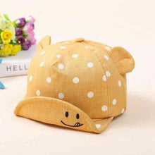 Load image into Gallery viewer, Modern fashion Cute Baby Caps Cute Ear For Baby Girl/Boy Beach Sun Hats Children with Adjustable Snapback Hat For Kids
