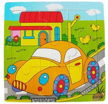 将图片加载到图库查看器，1 Pcs Animal Wooden Puzzles For Children In Wooden 3D Mosaic Puzzles Kids Educational Toys Design  For Baby Birthday Gifts
