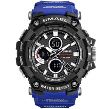 将图片加载到图库查看器，Men's  Sports Watches Top Brand Luxury Military Quartz Watch Men Waterproof 50M Shock  Digital Whats Relogio Masculino
