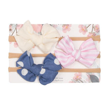 Load image into Gallery viewer, Baby Girls Headband Infant Elastic Headwear Kids Hair Accessories Bow Set For Baby Girls
