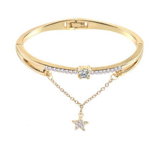 Load image into Gallery viewer, Rose Gold Stainless Steel Bracelets &amp; Bangles Female Heart Forever Love Charm Bracelet For Women
