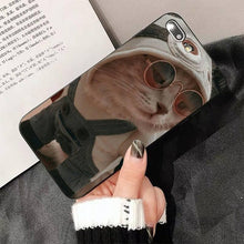 将图片加载到图库查看器，Cute Cat Black Phone Case For IPhone 13 8 7 6 6S Plus X 5 5S SE 2020 XR 11 Pro XS MAX Slim Fit Soft Print Design Flexible Silicone Cover For iPhone
