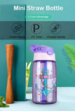Load image into Gallery viewer, Kids Cartoon Leakproof Creative Baby Feeding Water Cup With Straws For Children Bright Colors Durable Kid Bottles
