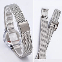 将图片加载到图库查看器，Women's Watch Japan Mov Fashion Hours Woman Lady Dress Bracelet Thin Stainless Steel Business Gift Mother's Gift No Box
