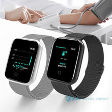 Load image into Gallery viewer, Luxury NEW Fashion Style Stainless Steel Smart Watch For Women and Men Electronics Sport Wrist Watch For Android IOS Square Smartwatch Smart
