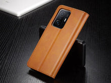 Load image into Gallery viewer, Magnetic PU Leather Wallet-Style Phone Case Fashion Flip Case with Card Slot Leather Case for Xiaomi 12T 11T Poco X4 GT X3 M3 M4 Pro NFC F4 F3 Flip Cover Mi 11 Lite 10T Redmi 9C Note 11S 10S 9S 9T 9A 8T 7
