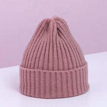 将图片加载到图库查看器，Winter Warm Baby Hat Fur Pompom Knitted Baby Hat Cap Infant Toddler Kids Hat Beanie In Modern Designer Style
