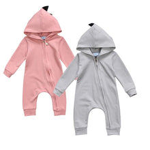 Load image into Gallery viewer, Baby  Dinosaur and Rabit Jumpsuit With Zipper Newborn Baby Clothes Crawling Clothes Baby Girls and Boys Kids Costume Jumpsuit
