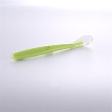 Load image into Gallery viewer, New Candy Color Baby Soft Silicone Spoons Feeding Dishes Tableware  Flatware Children Food  Feeding Tools
