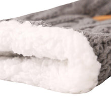 Load image into Gallery viewer, Handmade Wool Warm Baby Blanket Soft Baby Sleeping Bag Cotton Knitting Envelope Newborn Swadding Wrap Stroller blankets Gift for Shower
