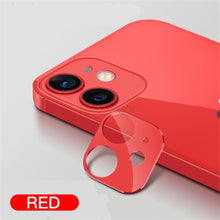 将图片加载到图库查看器，Camera Lens Tempered Glass For iPhone 12 11 Pro Max 12 Mini Full Cover Camera Ring Protector Sticker On iPhone12 Anti Scratch Camera Lens Protector 9H HD Camera Tempered Glass
