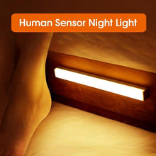 Load image into Gallery viewer, LED Night Light Motion Sensor Wireless USB Rechargeable Night lamp For Kitchen Cabinet Wardrobe Wall Lamp Mobile Lamp With Sensors
