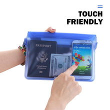 Load image into Gallery viewer, Waterproof Swimming Bag 3 Layers Water Proof Diving Beach Shoulder Waist Bag Underwater Mobile Phone Bag Case Waterproof Bag With Adjustable Waist Belt Comfortable Case For Phone

