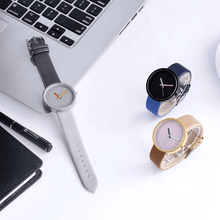 将图片加载到图库查看器，Modern Women Watch Gray Contrast Quartz Watch For Watch  Lovers Unisex Casual Modern Style
