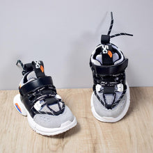 将图片加载到图库查看器，New Kids Shoes Toddler Girls Boy Sneakers Lace Up Design Mesh Breathable Children Tennis Fashion Little Baby Shoes
