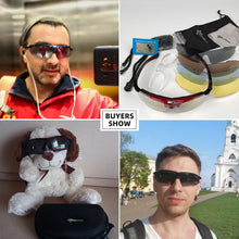 Load image into Gallery viewer, ROCKBROS Cycling Polarized glasses Bike Photochromic Outdoor Sports Sunglasses MTB PC Goggles Eyewear 5/3 Lens Bicycle Accessory
