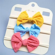 将图片加载到图库查看器，Baby Headbands For Newborn Hair Band Cute Baby Bow Flower Elastic Bow Headwear Kids Gifts Girl Hair Accessories
