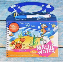 将图片加载到图库查看器，Montessori Coloring Book Doodle &amp; Reusable Magic Pen Painting Drawing Board For Kids Baby Educational Birthday Toy
