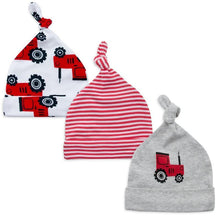 将图片加载到图库查看器，Printed Baby Hats &amp; Caps For Newborn Baby Accessories In Elegant Modern Design Set Of 3PCS For Baby Kids
