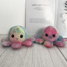 将图片加载到图库查看器，Reversible Flip Octopus Plush Stuffed Toy Soft Animal Home Accessories Cute Animal Doll Children Gifts Baby Plush Toy For Kids
