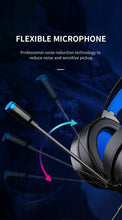 Load image into Gallery viewer, G58 G60 Gaming Headset 7.1 Stereo SVirtual Surround Bass Earphone Headphone with Mic LED Light for Computer PC Gamer Foldable
