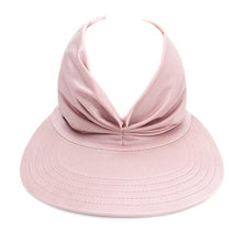 Load image into Gallery viewer, Women Sun Visor Summer Hat Women Anti-ultraviolet Hat Women's Elegant Simple Hat Classic Women's Hat Hollow Top Hat Elastic Hollow Top Hat Outdoor Quick-drying Sun Hat Summer Beach Hat
