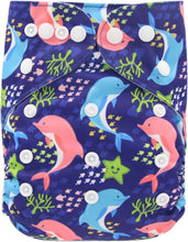 将图片加载到图库查看器，Baby Cloth Diapers Reusable Nappies Character Unisex Baby Care Pants Waterproof Pocket Cloth Diaper For Baby
