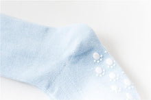 Load image into Gallery viewer, White Baby Sock Non Slip Cotton Long Socks Newborn Knee High Socks For Baby Girls Super Elastic Cute Design
