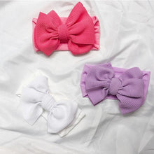 将图片加载到图库查看器，Baby Headbands For Newborn Hair Band Cute Baby Bow Flower Elastic Bow Headwear Kids Gifts Girl Hair Accessories
