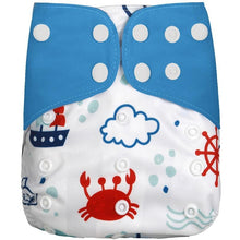 Load image into Gallery viewer, 1Pcs Reusable Cloth Diaper Adjustable Baby Nappies Washable Nappy Durable Baby Diaper
