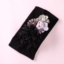 将图片加载到图库查看器，Handmade Flower Baby Headbands For Newborn Girls Nylon Elastic Hair Bands Headwear For Baby Girls
