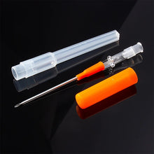 将图片加载到图库查看器，1-4pcs Body Piercing Needles Catheter Cannula Tools Kit Surgical Steel Sterilized Tattoo Needle Nose Lip Jewelry 14G 16G 18G 20G
