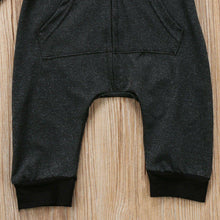 Load image into Gallery viewer, Newborn Baby unisex Warm Infant Zipper Cotton Long Sleeve Romper Jumpsuit Hooded Clothes 0-24M For Boys In Modern Style
