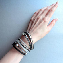 Load image into Gallery viewer, Handmade Luxury Fashion Modern Amazing Charm Pearl Life of tree Leather Bracelets For Women And Man
