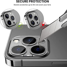Load image into Gallery viewer, 3PCS Camera Lens Protection For iPhone 12 13 14 Pro Max Lens Screen Protector 3D Full Tempered Glass For 11 ProXS MAX Camera Tempered Glass Camera Lens Protector Guard for iPhone
