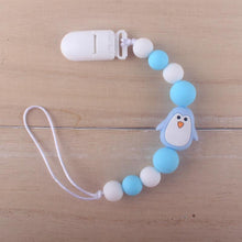 Load image into Gallery viewer, Handmade Animal Pendant Pacifier Clips Chain Nipple Holder for Infant Baby Pacifier

