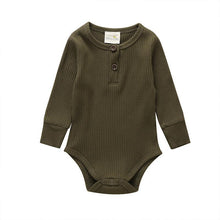 Load image into Gallery viewer, Luxury Mdoern Baby Girl Bodysuits Romper For Children Jumpsuit Unisex Ribbed Outfit Jumpsuit For Kids
