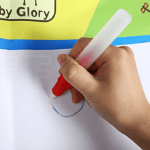 Load image into Gallery viewer, 1-6 Years Children Kids Baby Drawing  Educational Water Mat Drawing Painting Toddler Board/ Charpet With Magic Water Pen Gift 45.5 X 29cm (White)
