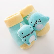 Load image into Gallery viewer, Cartoon Newborn Baby Toddler Floor Non-slip Socks Cotton With Bell Doll Baby Girls &amp; Boys Soft Shoes For Kids
