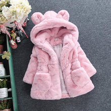 Load image into Gallery viewer, Baby Girl Modern Designer Style Jacket Hooded Cute Thicker Warm Soft Toddler Coat  For Kids

