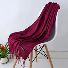 Load image into Gallery viewer, 2022 Tassel Women’s Scarf – Designer Shawl, Wrap &amp; Hijab Pashmina
