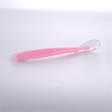 Load image into Gallery viewer, New Candy Color Baby Soft Silicone Spoons Feeding Dishes Tableware  Flatware Children Food  Feeding Tools
