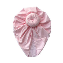 Load image into Gallery viewer, Baby Hat Soft Lovely Flower bowknot for Baby Girl Toddler Turban Hir Band Cap Newborn Headwrap Hat Baby Hairband
