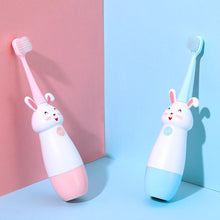 Load image into Gallery viewer, New Electric Toothbrush Cartoon Pattern Teethbrush Electric Teeth Tooth Brush For Kids with Soft Replacement Head Vibrating Toothbrush for Children Boys and Girls Age 3-13 IPX7 Waterproof Christmas Gift for Kids
