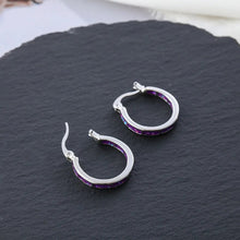 Load image into Gallery viewer, Healthcare Weight Loss Hoop Earrings Slimming Chakra Stainless Steel Healthy Stimulation Acupoint Gallstone Fashion Earrings
