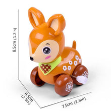 将图片加载到图库查看器，Baby Toys Cartoon Animal Dog Wind Up Toys Running Car Clockwork Educational Toys Infant Baby Mobile Rattle Toy For Kids
