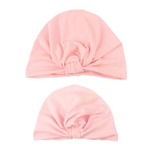 将图片加载到图库查看器，Modern popular Mother and Daughter Turban Headband Set Girls Headwear Mother and Baby Turban Headbands Set Lovely Knot Beanie Baby Hair Accessories
