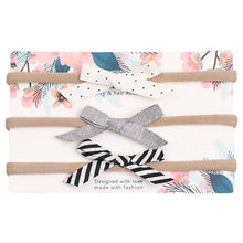 将图片加载到图库查看器，Cute Bow Baby Headband for Girl Nylon Head Bands Turban Newborn Headbands Hairbands for Kids Baby Hair Accessories For Baby
