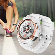 Load image into Gallery viewer, Fashion New Women Sports  Waterproof 50m Watch With Digital LED Ladies Shock Display in  Military Electronic Army Style
